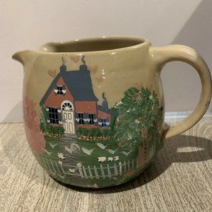 Pottery Potter  Stoneware Feed Store Coffee Tea Po
